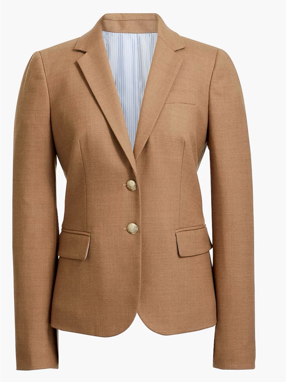 J. Crew Camel Brown Tailored Women's Blazer